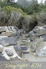 Small photo of Rocky Steps on a beach in Tofino, BC